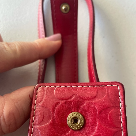 Vintage Coach Leather Accessory Holder with Buckle Strap - Picture 6 of 11